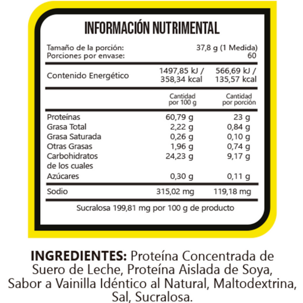 Bhp Whey Ultra Bag 5 lb Vainilla