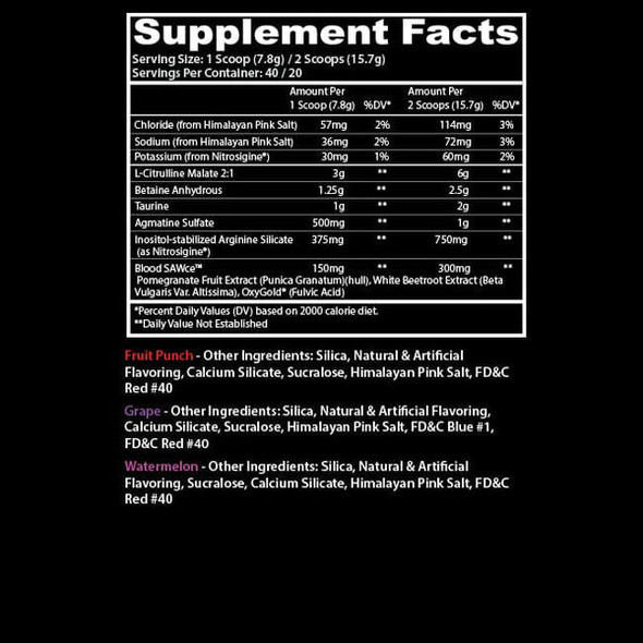Insane Labz Saw Series Psychotic 30 Porciones Blood Orange