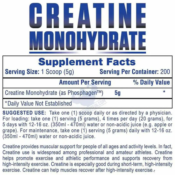 High Tech Pharma Creatina Monohydrate 1000 Grs