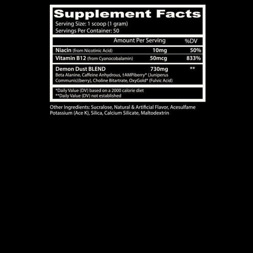 Insane Labz Demon Dust 50 Porciones Cinnamonic