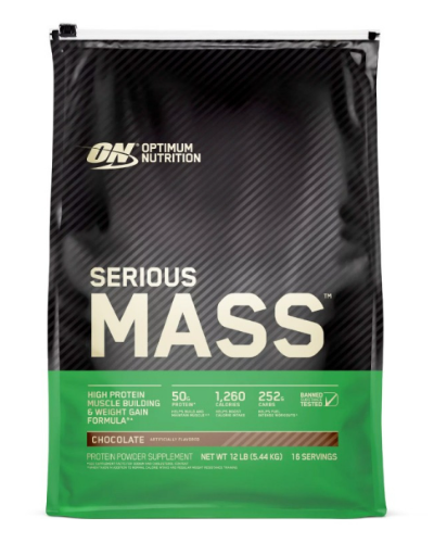Optimum Nutrition Serious Mass 12 Libras Chocolate