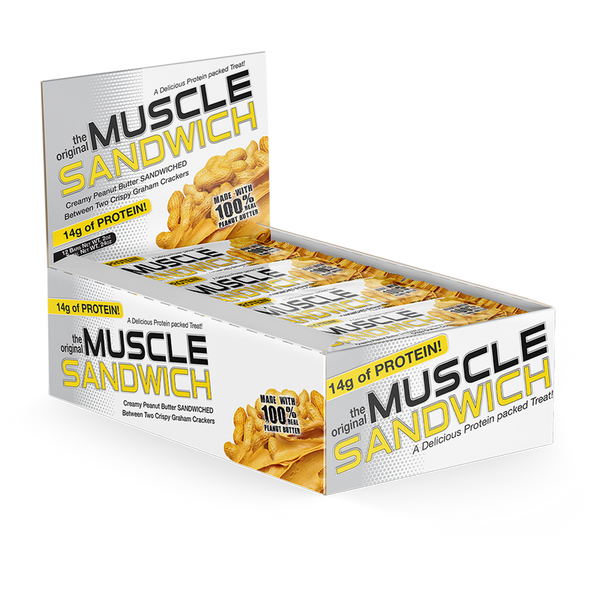 Mf Muscle Sandwich Peanut Butter 12 Bars