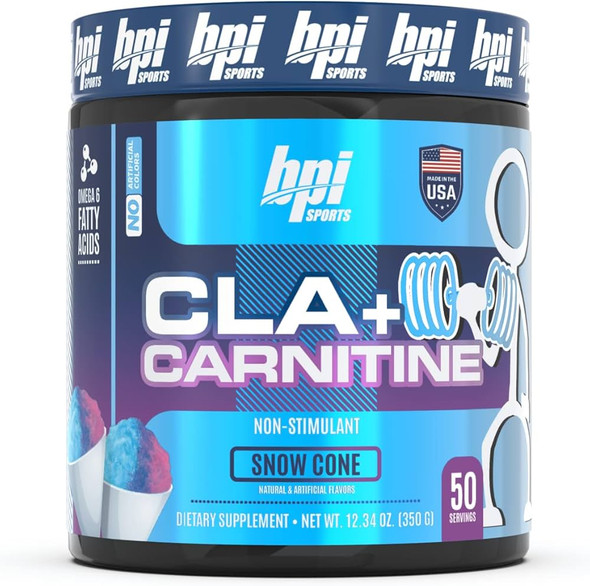 Bpi Sports CLA Carnitine 50 Porciones Snow Cone