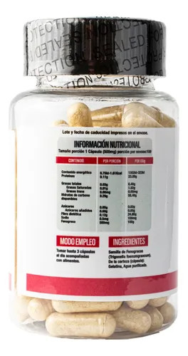 Superlabs Fenogreco 500Mg 100 Capsulas