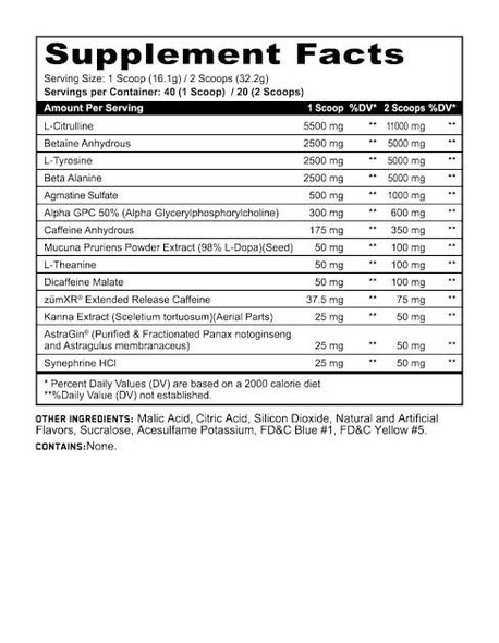 Panda Pandamus Pre - Entreno Level Iii 40 Porciones Green Apple Bubble Gum