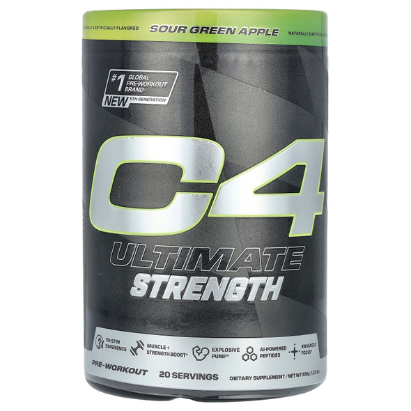 Cellucor C4 Ultimate Strenght 20 Porciones Green Apple