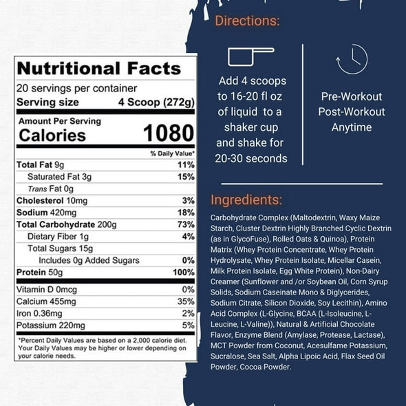 Gaspari Nutrition Real Mass Advanced 12 Libras Chocolate