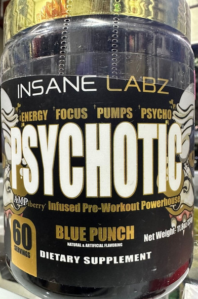 Insane Labz Psychotic Gold 60 Porciones Blue Punch