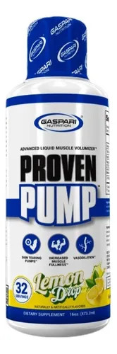 Gaspari Nutrition Proven Pump 16 Porciones 32 Porciones Lemon Drop
