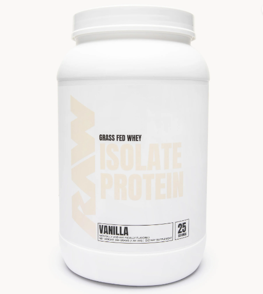 Raw Iso Protein 1 97 lb 25 Porciones Vainilla