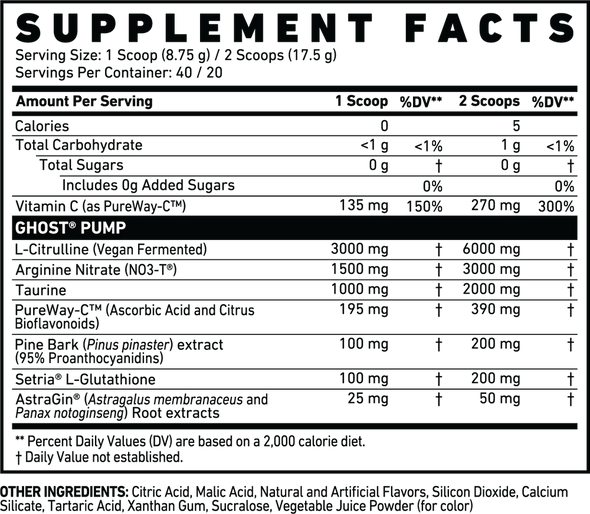 Ghost Size Muscle Builder 30 Porciones Warheads Watermelon