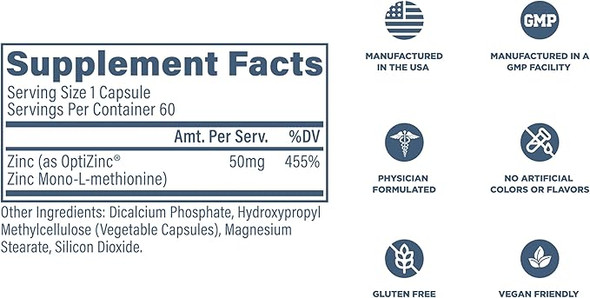 Rev Optizinc Essential Mineral 60 Cápsulas