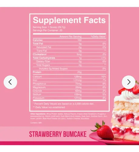 Raw Cbum Itholate 1 72 Libras Strawberry Bumcake