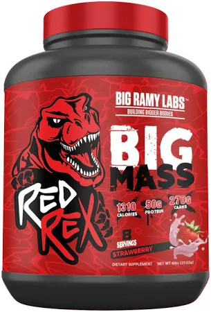 Red Rex Beef Mass Plus 6 Libras Strawberry