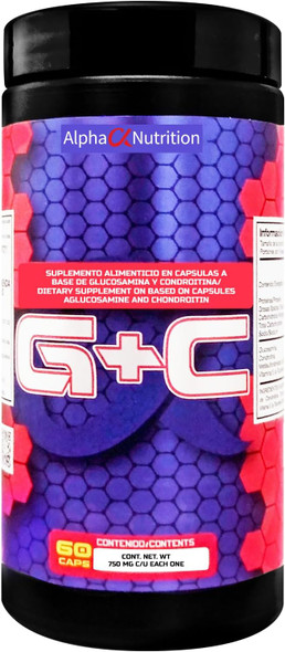 Alpha Glucosamina Condroitina 60 Cápsulas