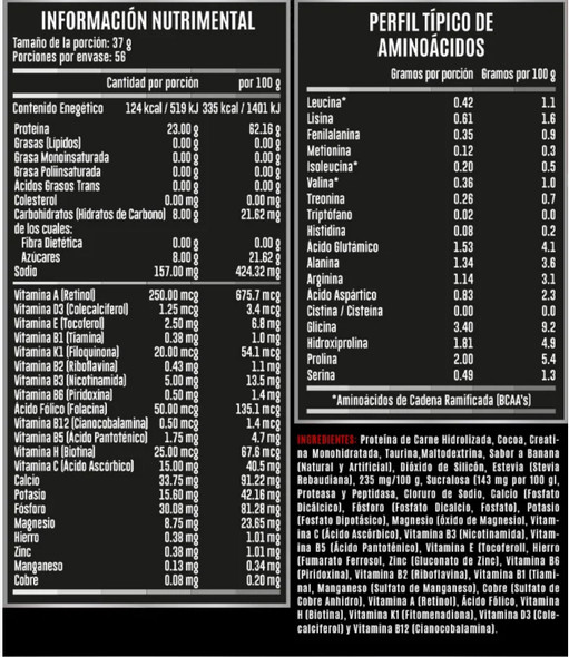 Advance Hydro Beef 4 57 Libras Choco Avellana