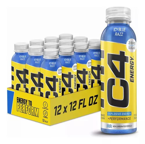 Cellucor C4 Energy Stl 12 Onzas 12Pk Icy Blue Razz