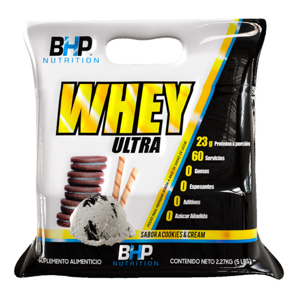 Bhp Whey Ultra Bag 5 lb Cookies And Cream