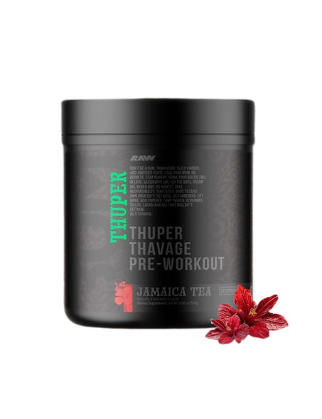 Raw Thuper Thavage Pre - Entreno 20 Porciones Jamaica