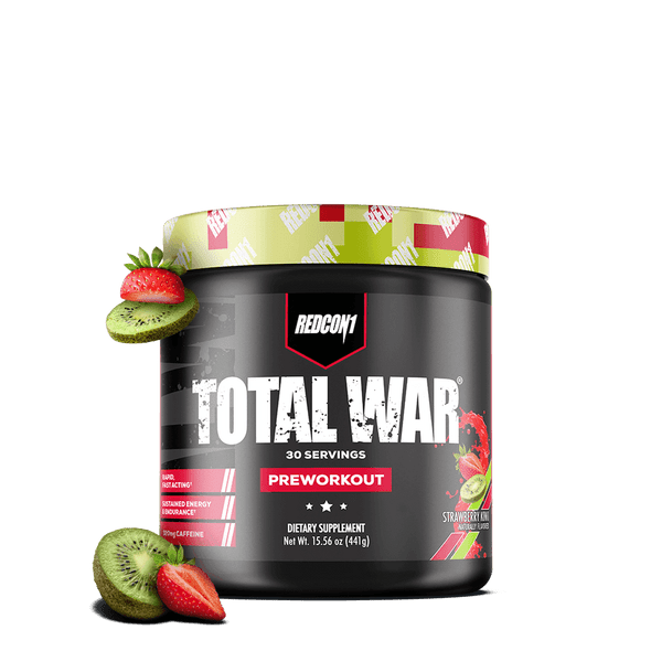 Redcon1 Total War Pre - Entreno 30 Porciones Strawberry Kiwi