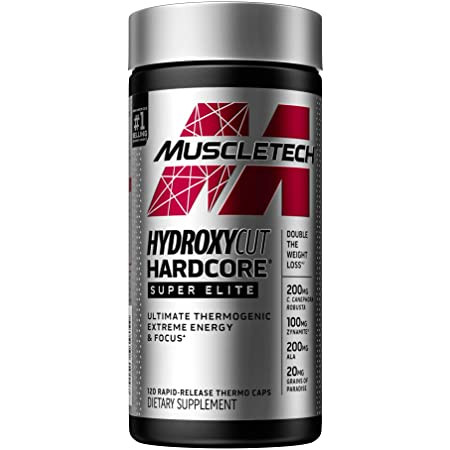 Muscle Tech Hydroxycut Hardcore Super Elite Us 120 Cápsulas