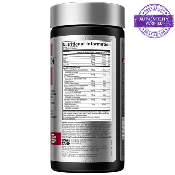 Muscle Tech Hydroxycut Hardcore Super Elite Us 120 Cápsulas