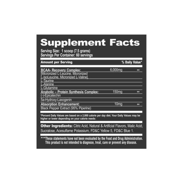 Killer Labz Brute BCAA 60 Porciones Blue Razz