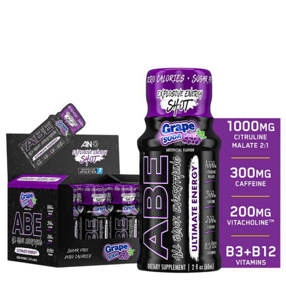 Applied Nutrition Abe Shot 60 ml 12 Paquete Grape Soda