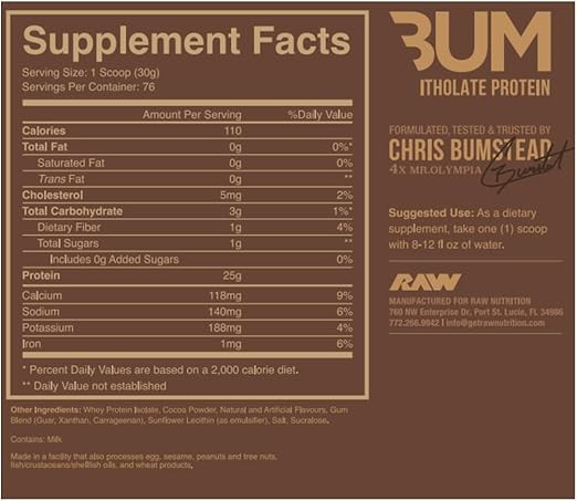 Raw Cbum Itholate 5 Libras Chocolate
