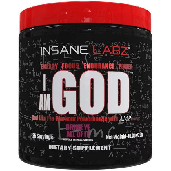 Insane Labz I Am God 25 Porciones Drink Ye All Of It
