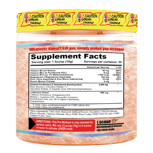 Terror Labz Joker 30 Porciones Bloody Orange