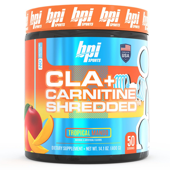 Bpi Sports CLA Carnitine Shredded 50 Porciones Tropical Mango