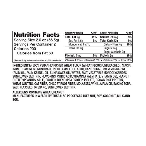 Lenny y Larry´S Complete Cookie 12 Cookies Peanut Butter