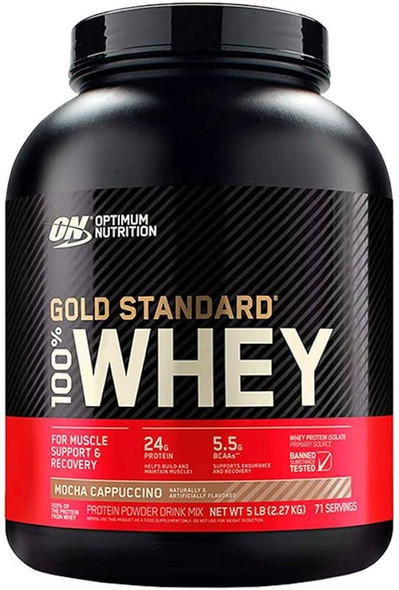 Optimum Nutrition 100 Whey Gold Std 2 Libras Capuccino