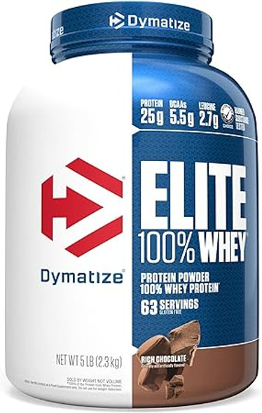 Dymatize Elite Whey Proteina 5 Libras Rich Chocolate