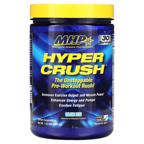 Mhp Hyper Crush 30 Porciones Blue Ice