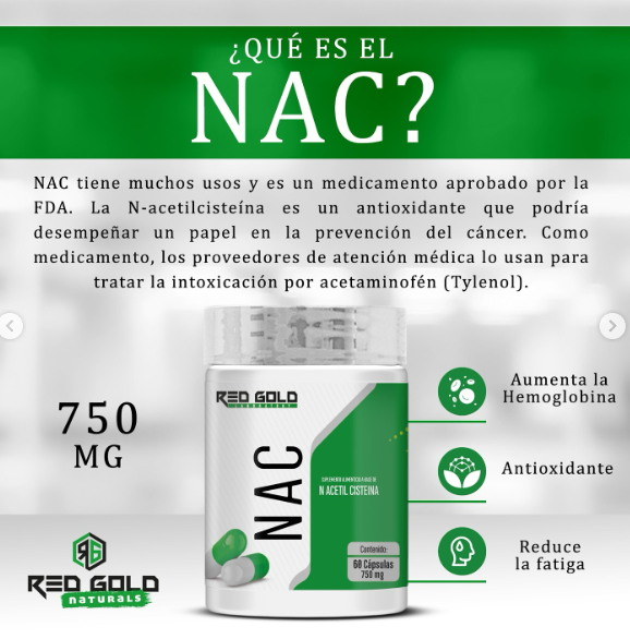Red Gold Nac 60 Cápsulas