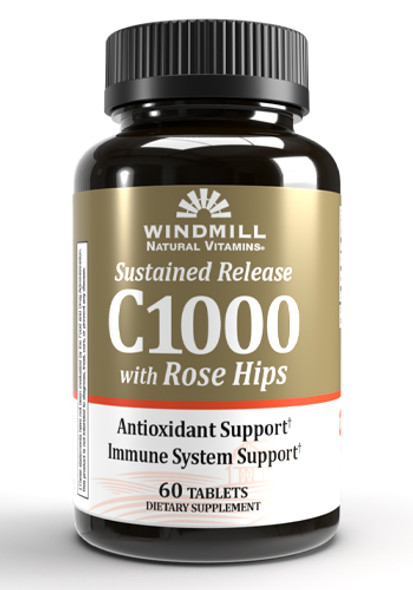 Whp C 1000 mg With Rose Hips Liberación Sostenida 60 Tabletas