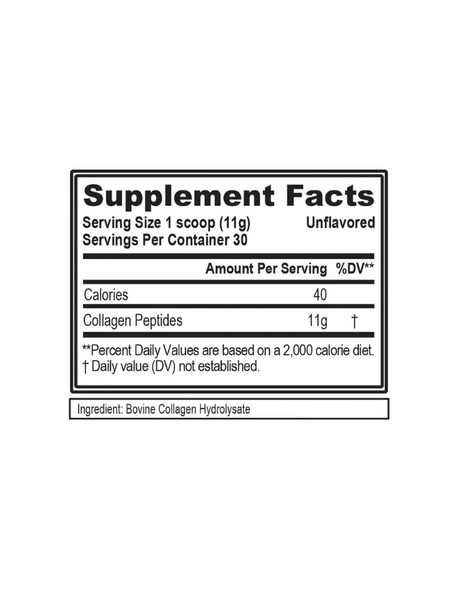 Evlution Nutrition Collagen Peptides 30 Porciones sin Sabor