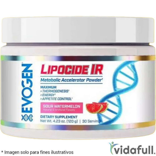 Evogen Lipocide Ir 30 Porciones Sour Watermelon