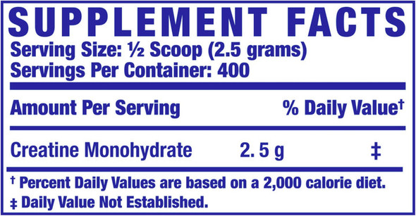 Ronnie Creatina Xs sin Sabor 300 Grs 120 Porciones