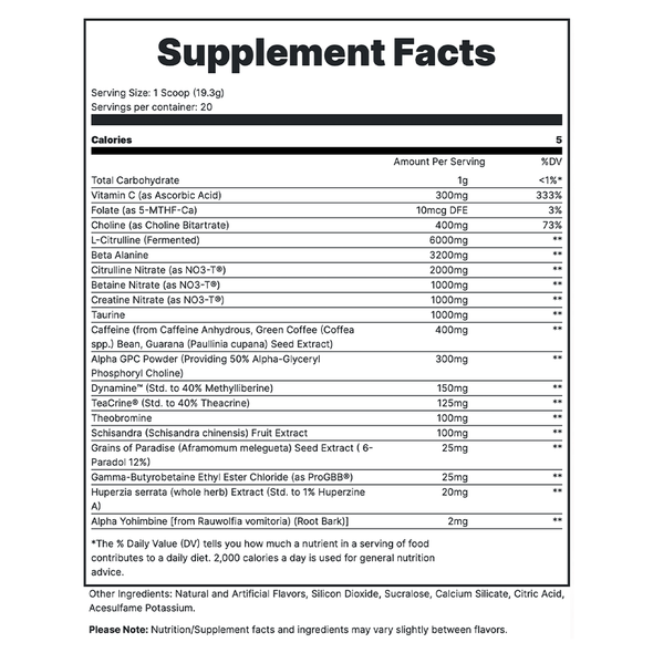 Redcon1 Total War Pre - Entreno 50 Porciones Sour Gummy Bear