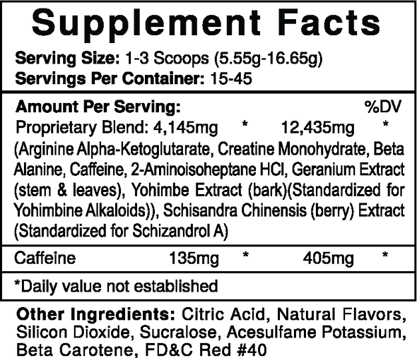 Usp Labs Jack3D 45 Porciones Fruit Punch