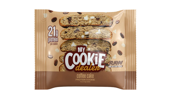 Raw My Cookie Dealer 113 g 12 Paquete Coffee Cake
