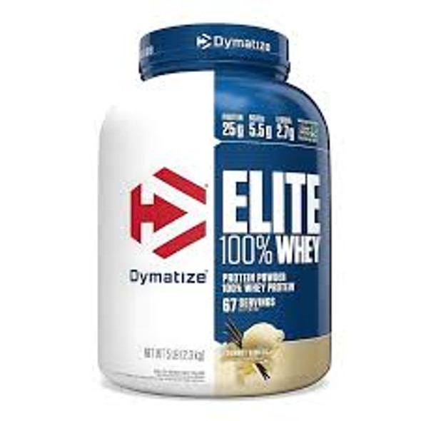 Dymatize Elite Whey Proteina 5 Libras Vainilla Gourmet