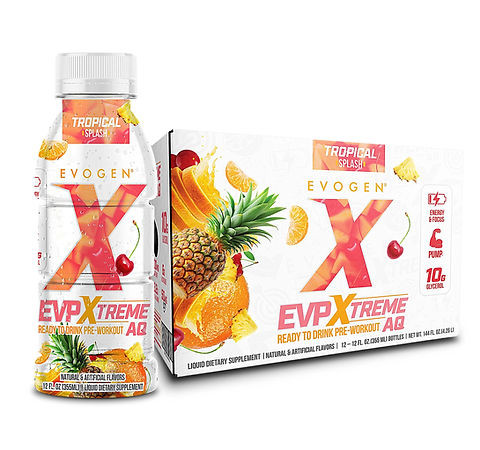 Evogen Evp Xtreme Aq 12Oz 12Pk Tropical Splash