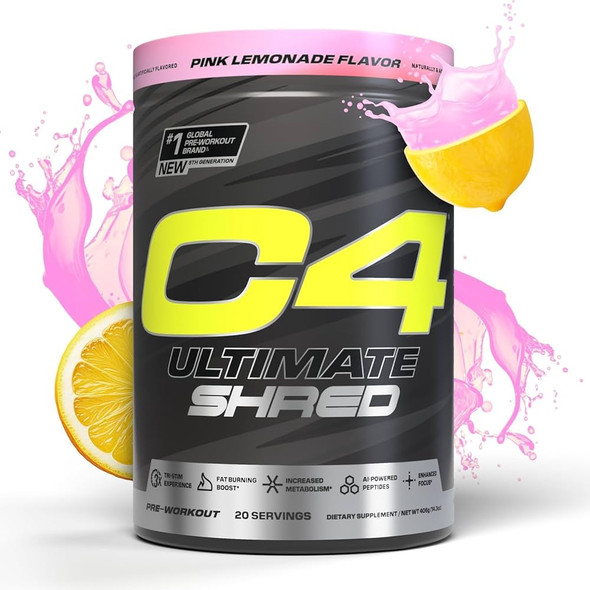 Cellucor C4 Ultimate Shred 20 Porciones Pink Lemonade