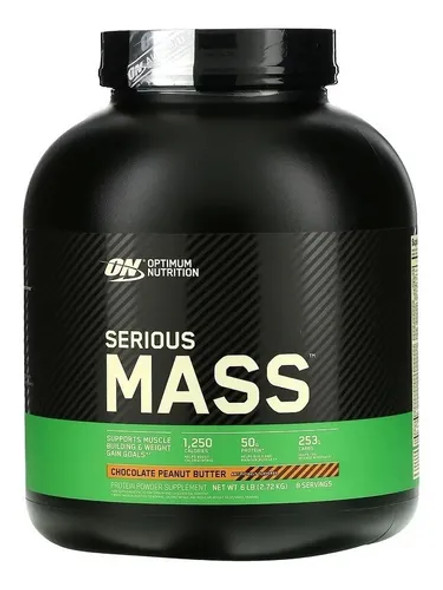 Optimum Nutrition Serious Mass 6 Libras Chocolate Peanut Butter