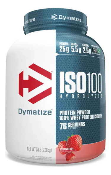 Dymatize Iso 100 5 Libras Strawberry