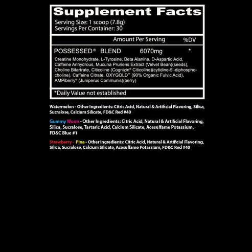 Insane Labz Insane Possessed 30 Porciones Strawberry Pi a